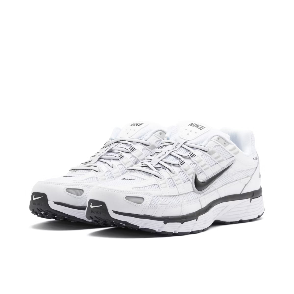 NIKE P-6000 WHITE METALLIC SILVER BLACK