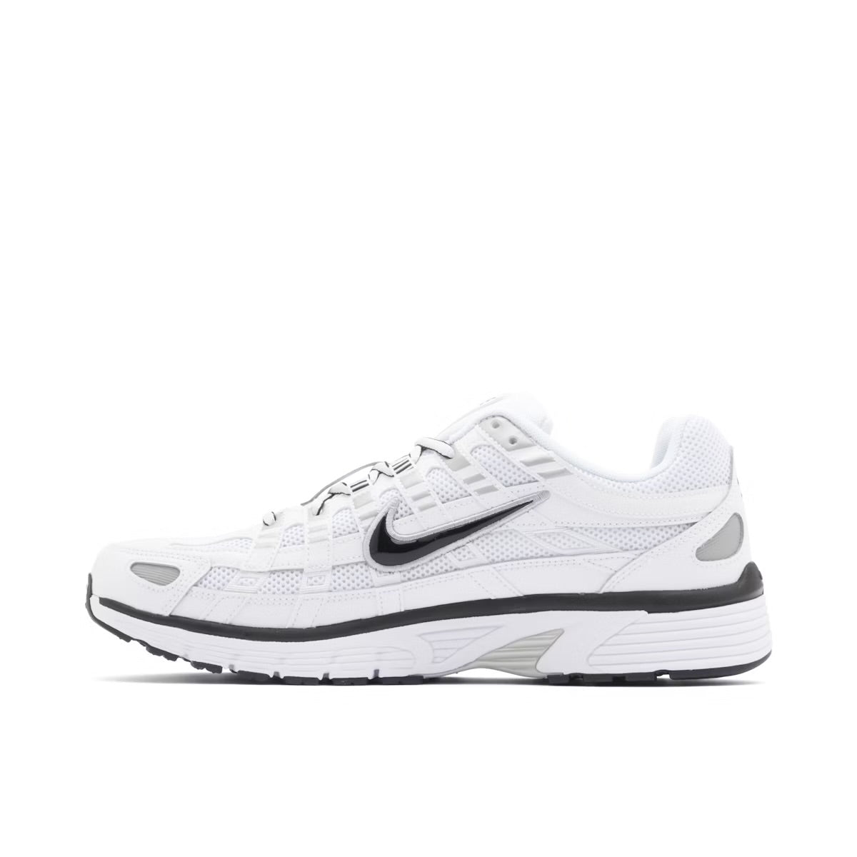 NIKE P-6000 WHITE METALLIC SILVER BLACK